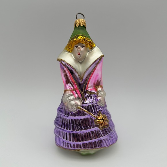 Other - Vintage Blown Glass Cinderella Fairy Godmother Christmas Ornament Kurt Adler